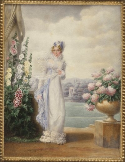 Ritratto della Regina Ortensia dei Paesi Bassi da Auguste Simon Garneray