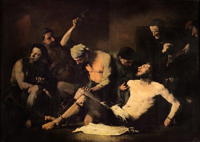 La tortura di Alonso Cano da Auguste Theodule Ribot