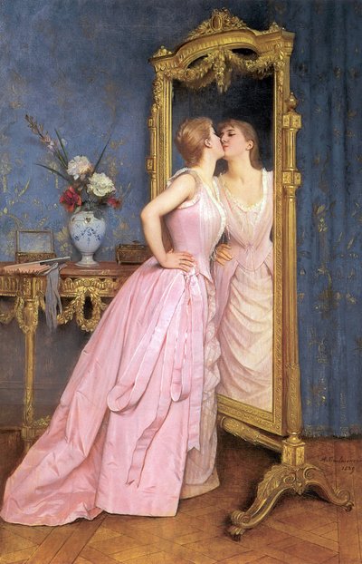 Vanità, c.1889 da Auguste Toulmouche