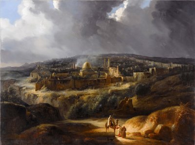 Gerusalemme vista dal Monte Giosafat da Auguste de Forbin