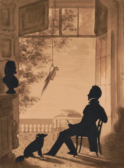 Profilo silhouette dell