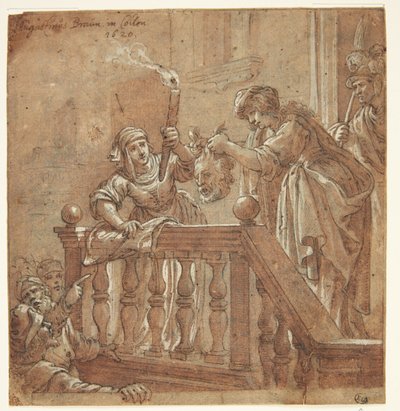 Giuditta mostra al popolo la testa mozzata di Oloferne da Augustin Braun