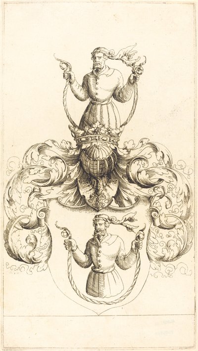 Stemma di Uomo Sconosciuto da Augustin Hirschvogel