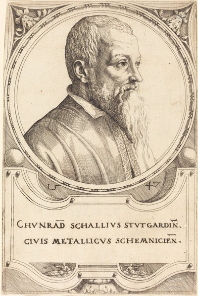 Conrad Schall, 1547 da Augustin Hirschvogel
