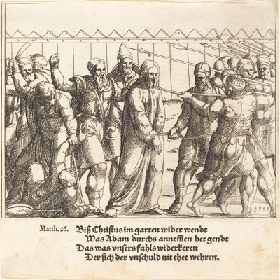 Gesù Condotto da Caifa da Augustin Hirschvogel