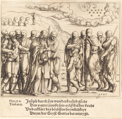 Giuseppe Racconta i Suoi Sogni da Augustin Hirschvogel
