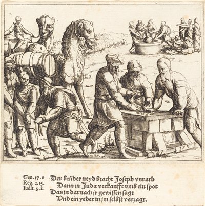 Giuseppe Venduto agli Ismaeliti da Augustin Hirschvogel