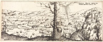 Paesaggio con la Conversione di San Paolo da Augustin Hirschvogel