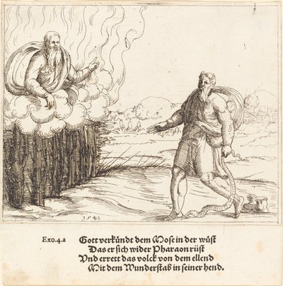 Mosè e il Serpente da Augustin Hirschvogel