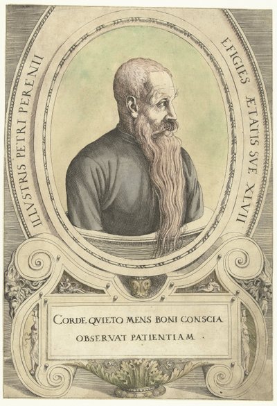 Ritratto di Peter Perényi da Augustin Hirschvogel