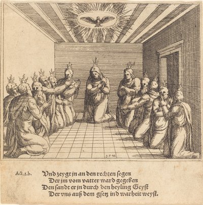 La Discesa dello Spirito Santo da Augustin Hirschvogel
