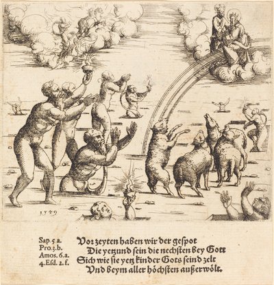 Il Giudizio Universale da Augustin Hirschvogel