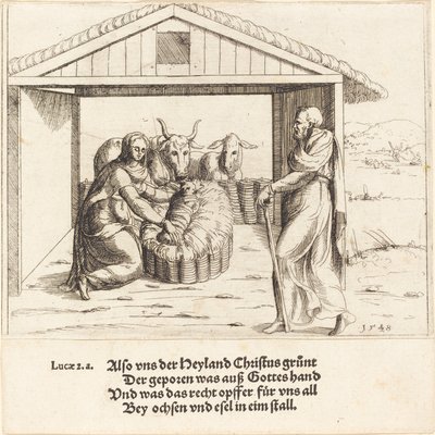 La natività da Augustin Hirschvogel