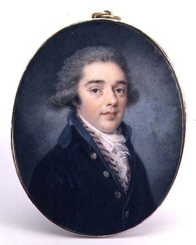 Ritratto di un giovane uomo, c.1790 da Augustin Ritt