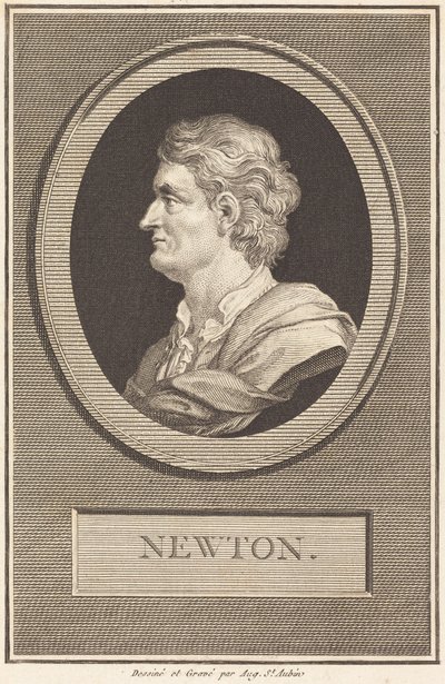 Isaac Newton da Augustin de Saint-Aubin