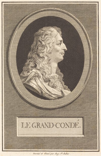 Il Grand Condé da Augustin de Saint-Aubin