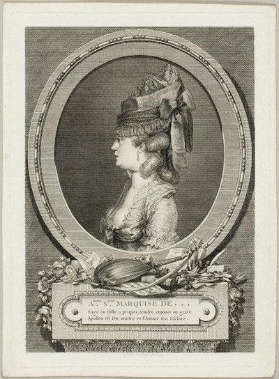 Adrienne-Sophie, Marchesa di *** da Augustin de Saint Aubin
