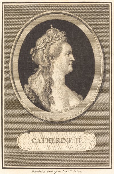 Caterina II da Augustin de Saint Aubin