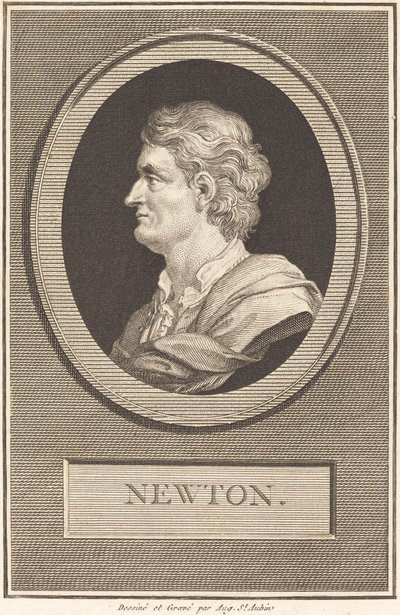 Isaac Newton da Augustin de Saint Aubin