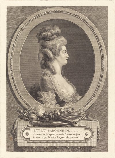 Louise Emilie Baronne de *** da Augustin de Saint Aubin