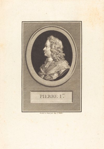 Pietro il Grande da Augustin de Saint Aubin