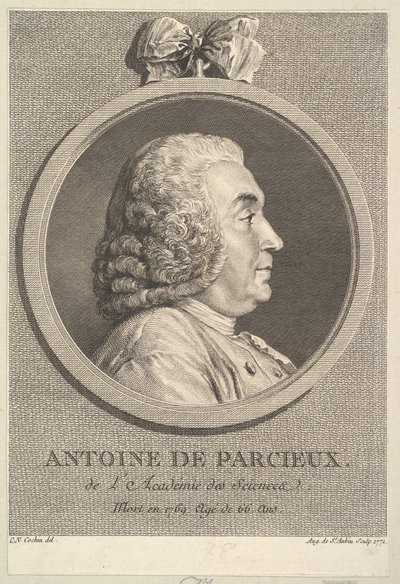 Ritratto di Antoine de Parcieux da Augustin de Saint Aubin