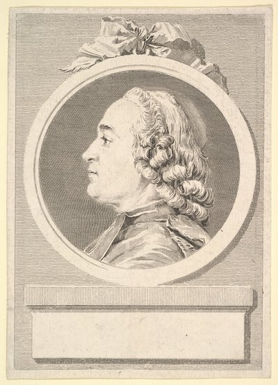 Ritratto di Charles Gauzargues, 1767 da Augustin de Saint Aubin