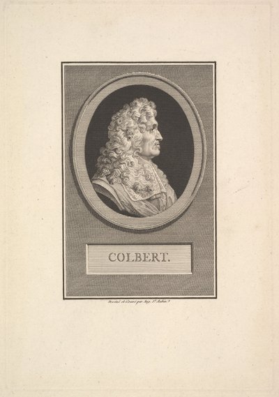 Ritratto di Colbert, 1800 da Augustin de Saint Aubin