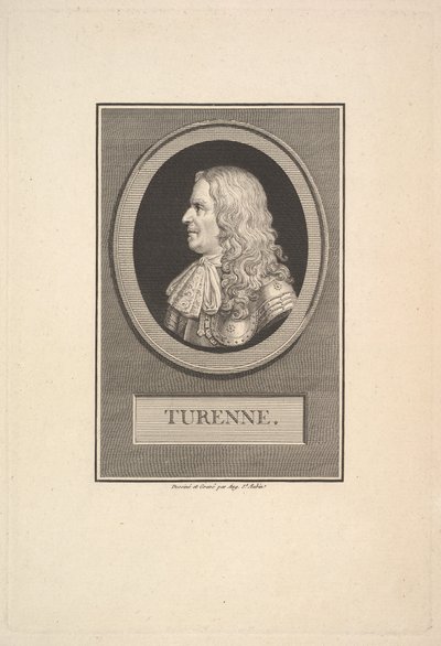 Ritratto di Henry de la Tour, Visconte di Turenne, 1800 da Augustin de Saint Aubin
