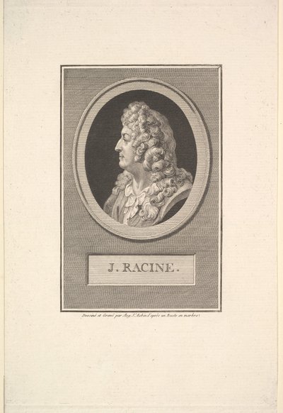 Ritratto di Jean Racine da Augustin de Saint Aubin