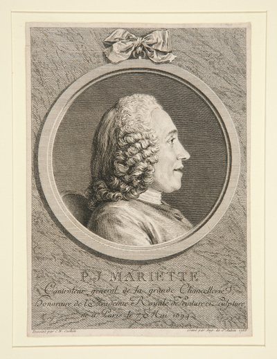 Ritratto di P.J. Mariette da Augustin de Saint Aubin