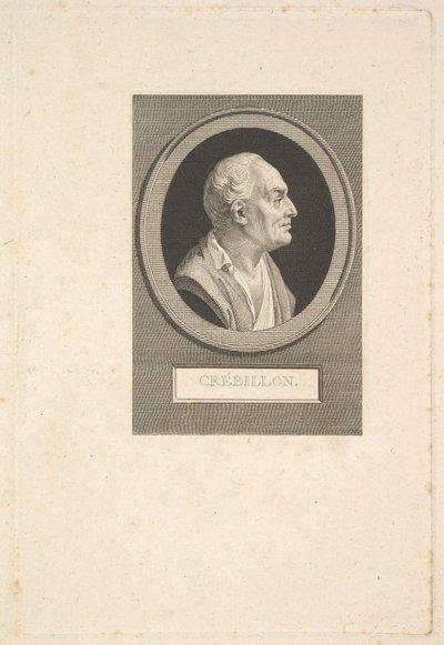 Ritratto di Prosper Jolyot de Crébillon, ca. 1802 da Augustin de Saint Aubin