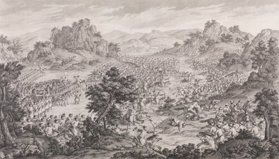La grande vittoria di Qurman, 1770 da Augustin de Saint Aubin