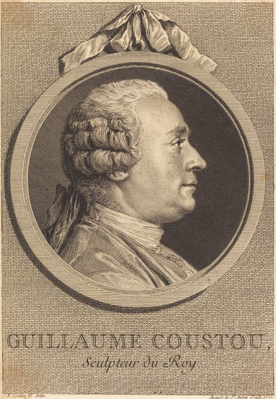 Guillaume Coustou da Augustin de Saint Aubin after Charles Nicolas Cochin II