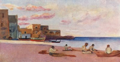 Sera sulla spiaggia della Marina di Ischia da Augustine Fitzgerald
