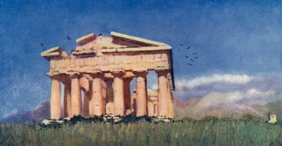 Tempio di Poseidone, Paestum da Augustine Fitzgerald