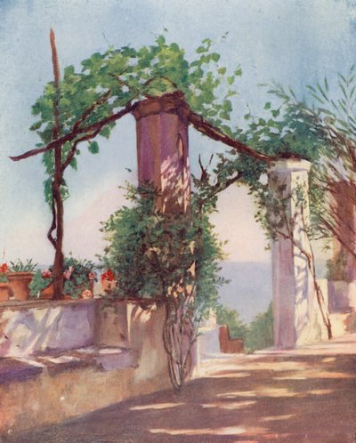 Terrazza del Palazzo Ruffolo, Ravello da Augustine Fitzgerald