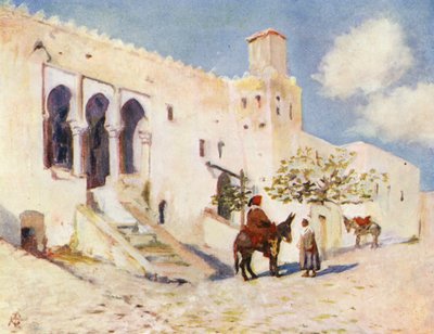 La prigione di Tangeri (litografia a colori) da Augustine Fitzgerald