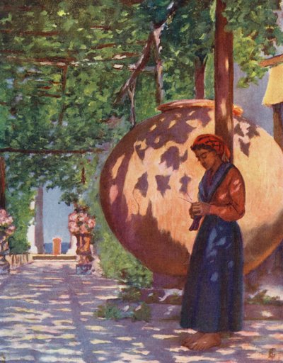Villa Maresca, vicino a Casamicciola, Ischia da Augustine Fitzgerald
