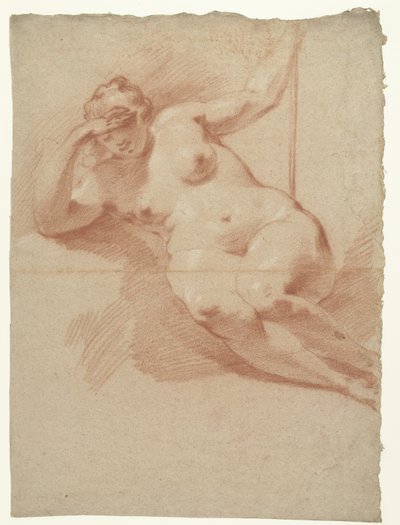 Nudo femminile reclinato da Augustinus Terwesten (I)