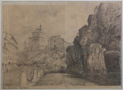 Paesaggio di Roma da Augusto Baracchi