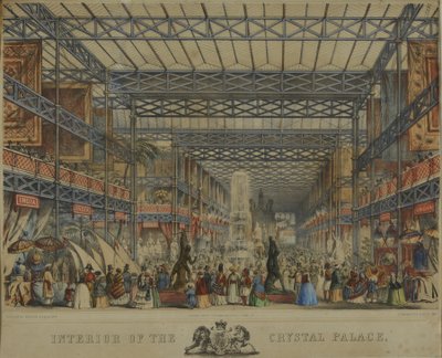 Interno del Crystal Palace, 1851 da Augustus Butler