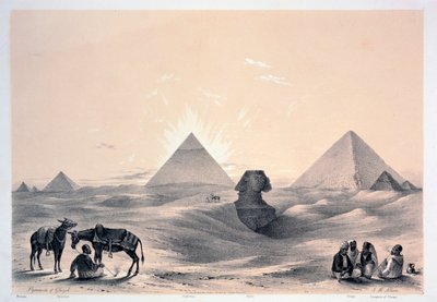 Piramidi di Giza da Augustus Butler