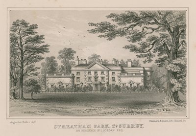 Streatham Park, la residenza di L Jordan da Augustus Butler