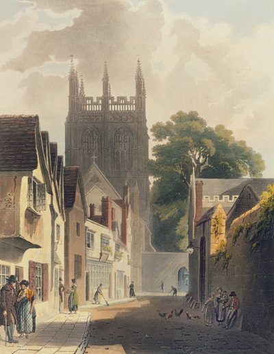 Magpie Lane, Oxford, illustrazione da 