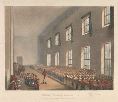 Collegio militare, Chelsea da Augustus Charles Pugin