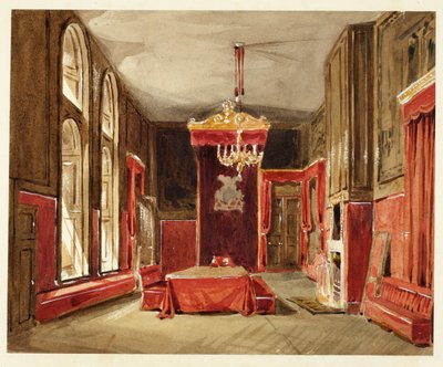 Studio per il salotto, St. James, da Microcosmo di Londra da Augustus Charles Pugin