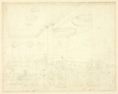 Studio per la sala delle sottoscrizioni dei Lloyd