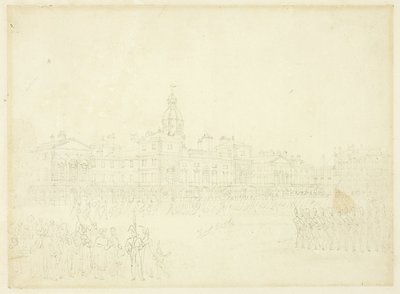 Studio per la guardia montante, St James Park, da Microcosm of London da Augustus Charles Pugin