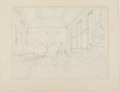 Studio per la Grande Sala, Banca d